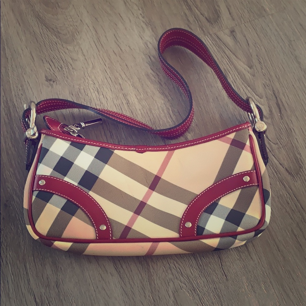 Burberry mini satchel (pre owned)